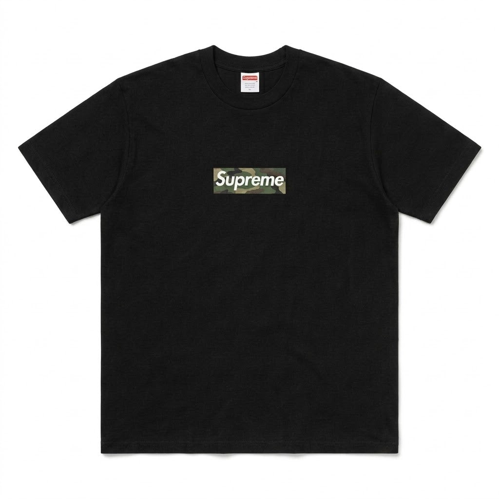 SUPREME CAMO BOX LOGO | T-SHIRT