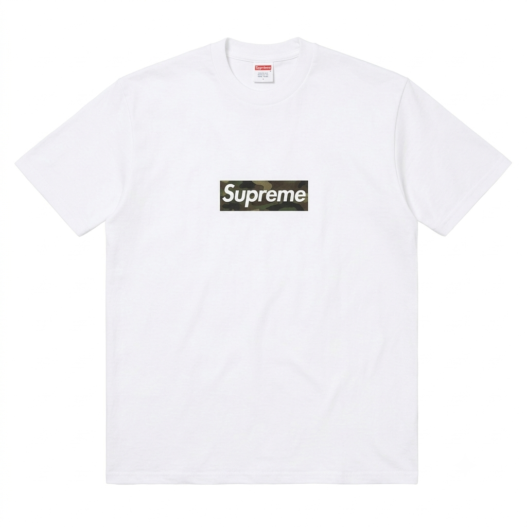 SUPREME CAMO BOX LOGO | T-SHIRT